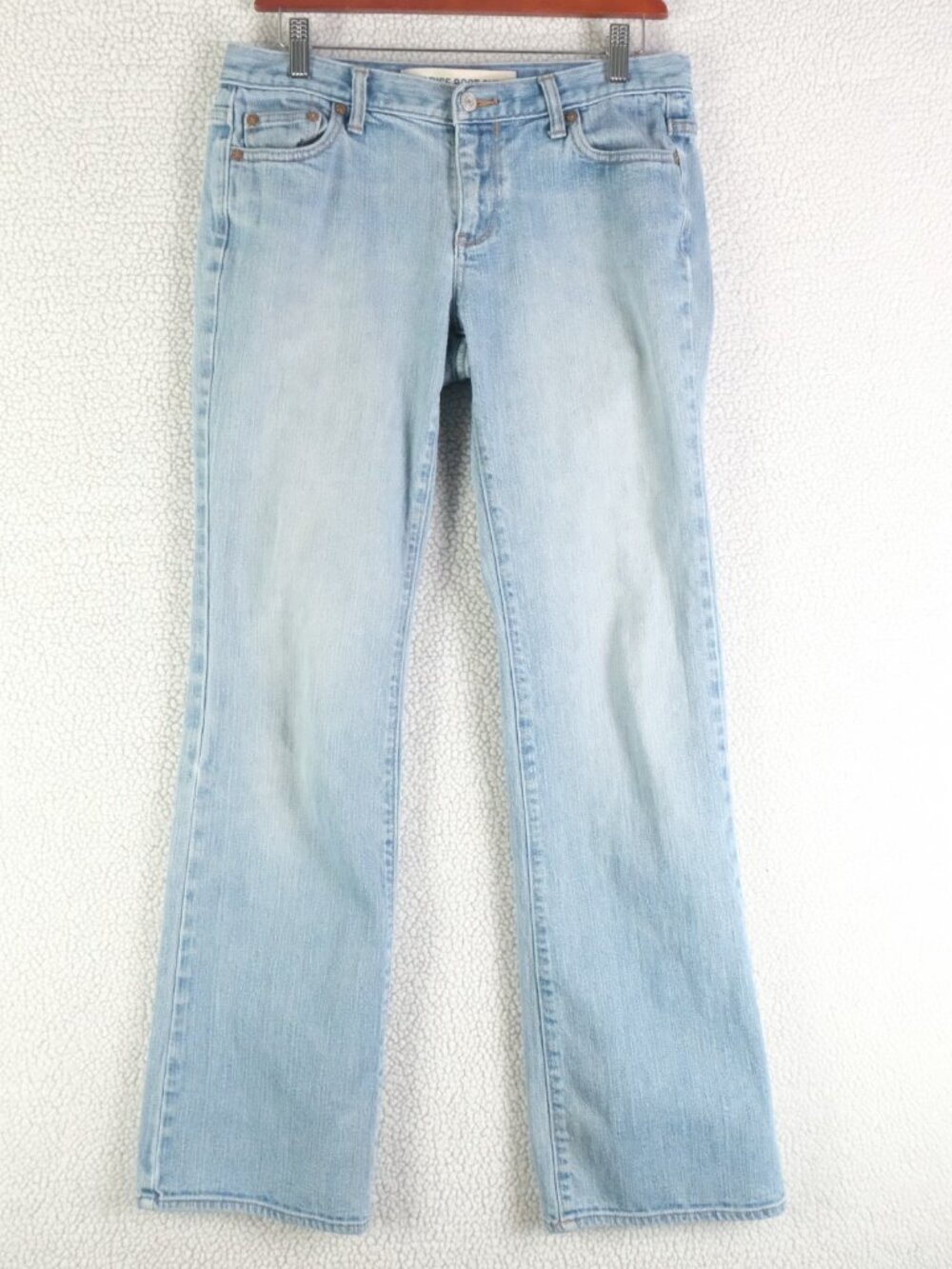 Gap Jeans Womens 6 R Blue Low Rise Blue Cut Stone Wash Stretch Retro Y2K